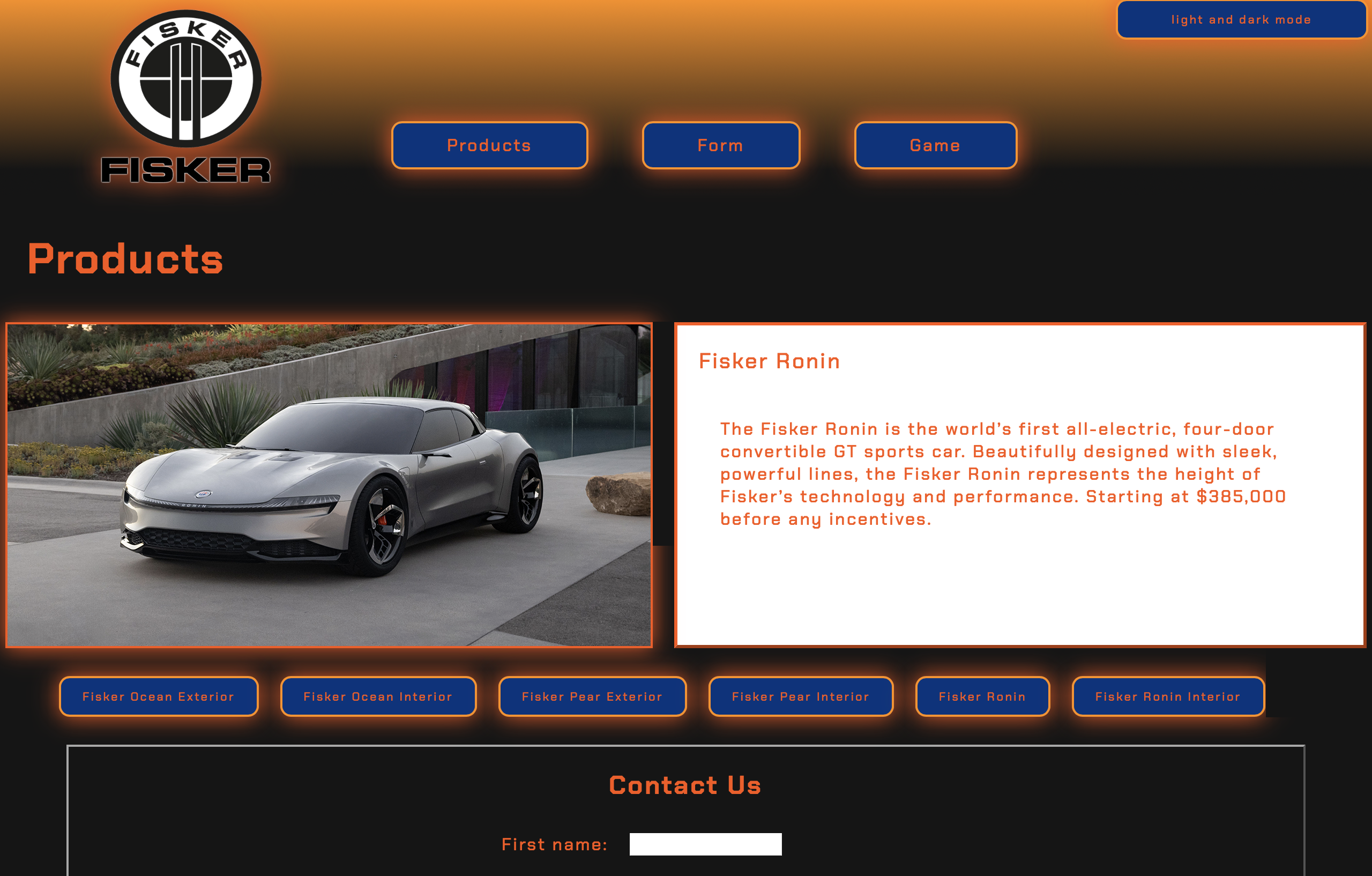 on Hover product